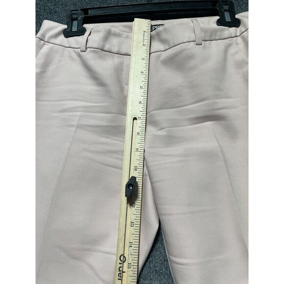 Express Pants Womens 2 Pink Columnist Ankle Office Stretch Capsule Preppy Causal - Picture 7 of 12